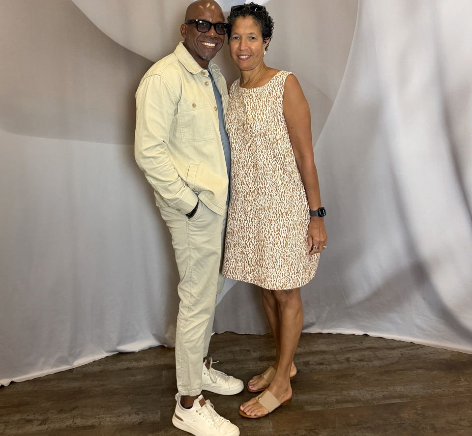 Grantley McLeod with his wife